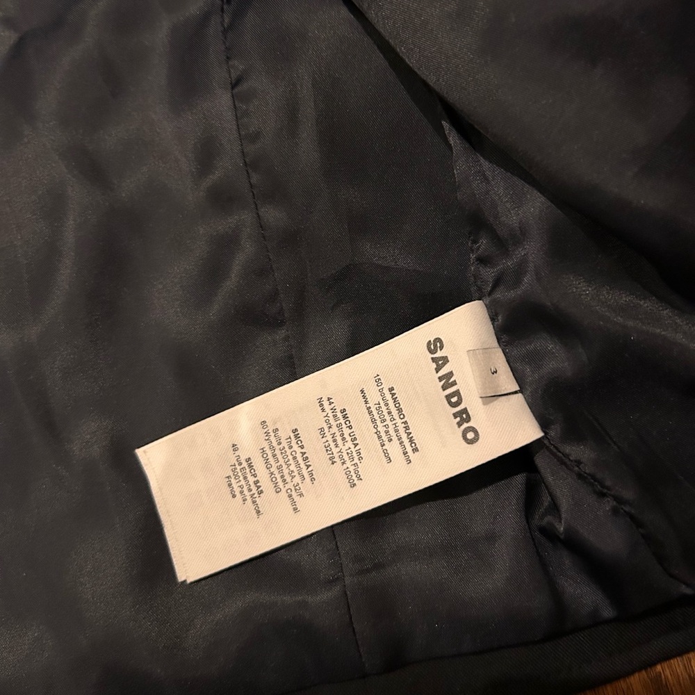 Sandro Black Jacket - Picture 6 of 10